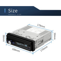 Diyeeni 7 Zoll 2DIN Autoradio Bluetooth FM AM MP5 Touchscreen RDS Android