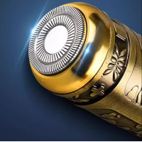 Elektrorasierer RAZOR HW-T8 Mini USB Wiederaufladbar Golden Dragon