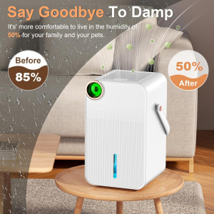 88 OZ Dehumidifier Tragbarer Luftentfeuchter Schlafzimmer Badezimmer 28W