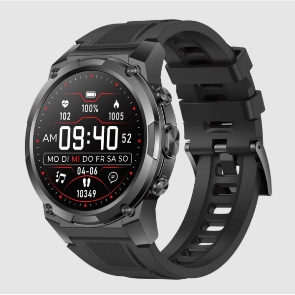 Gard Pro Ultra 3 Smartwatch AMOLED GPS Fitness Tracker 100 Sportmodi Schwarz