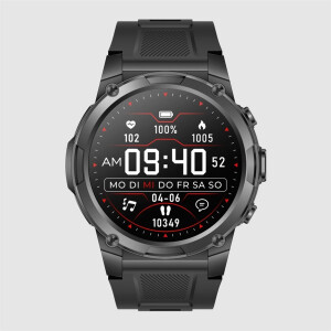 Gard Pro Ultra 3 Smartwatch AMOLED GPS Fitness Tracker 100 Sportmodi Schwarz