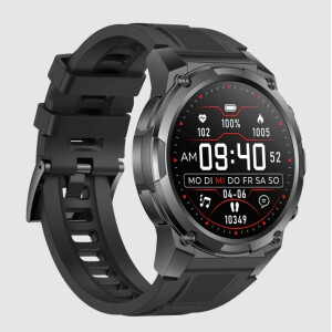 Gard Pro Ultra 3 Smartwatch AMOLED GPS Fitness Tracker 100 Sportmodi Schwarz