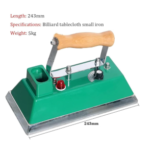 DJFOG 243mm Thermostat Billiard Tischbügeleisen Pooltuch Bügeln Spielzimmer