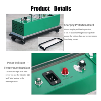 DJFOG 243mm Thermostat Billiard Tischbügeleisen Pooltuch Bügeln Spielzimmer