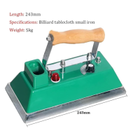 DJFOG 243mm Thermostat Billiard Tischbügeleisen Pooltuch Bügeln Spielzimmer