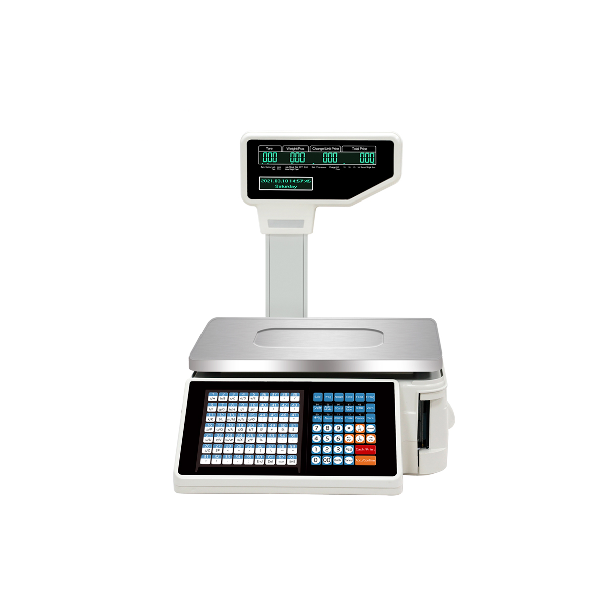 NVK TM-A20b Barcode Etikettendruckwaage Preisrechner Superma