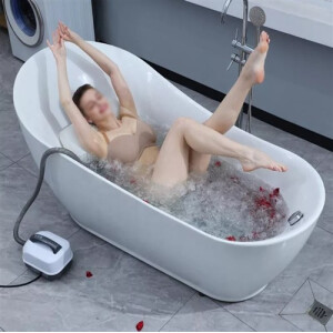 Home Massage Badematte Spa Maschine Körpermassage 6 Modi für Wellness Zuhause