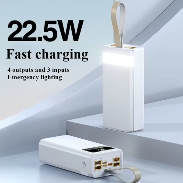 HINNE 100000mAh Powerbank 22,5W Schnellladung LED Outdoor Große Kapazität