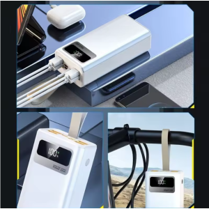 HINNE 100000mAh Powerbank 22,5W Schnellladung LED Outdoor Große Kapazität