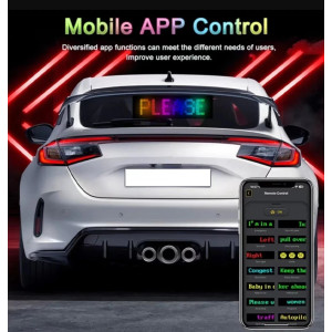 LED Augen Devil Eyes Auto LKW Flex Display App Steuerung USB IP65 Bunt