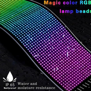 LED Augen Devil Eyes Auto LKW Flex Display App Steuerung USB IP65 Bunt