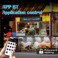 LED Augen Devil Eyes Auto LKW Flex Display App Steuerung USB IP65 Bunt