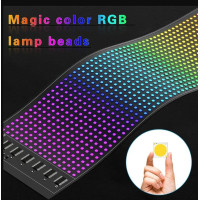 LED Augen Devil Eyes Auto LKW Flex Display App Steuerung USB IP65 Bunt