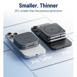 KUXIU X40 Turbo 3-in-1 Wireless Charger Faltbar Qi2 45W iPhone Apple Watch