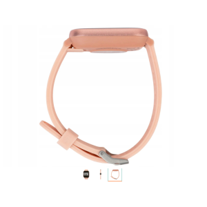 SILVERCREST Fitness-Smartwatch HG09289C Herzfrequenz SpO2 Rosa Bluetooth