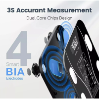 Digitale Körperfettwaage Bluetooth Waage mit BMI APP LCD Display Präzise