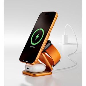 KUXIU X40 Turbo 3-in-1 Wireless Charger Faltbar Qi2 45W iPhone Apple Watch