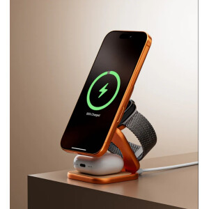 KUXIU X40 Turbo 3-in-1 Wireless Charger Faltbar Qi2 45W iPhone Apple Watch