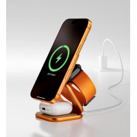 KUXIU X40 Turbo 3-in-1 Wireless Charger Faltbar Qi2 45W iPhone Apple Watch