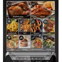 AeroFry 8L Heißluftfritteuse TTAF-801DT 2 Zonen 1700W LED Touch Display