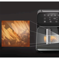 AeroFry 8L Heißluftfritteuse TTAF-801DT 2 Zonen 1700W LED Touch Display