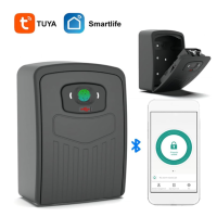 TUYA Smart Key Box Bluetooth Fingerabdruck Schlüsselsafe Wandmontage