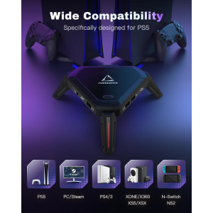 AIMZENIX Keyboard Maus Adapter für PS5 PS4 Xbox Switch Konsole