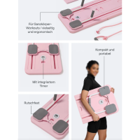 BetterMe Pilates Reformer Mini faltbar Fitnessgerät Ganzkörpertraining