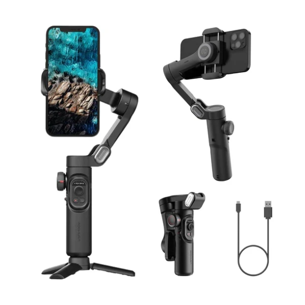 Aochuan Smart XE 3-Achsen Gimbal Stabilisator für Smartphones faltbar