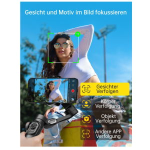 Aochuan Smart XE 3-Achsen Gimbal Stabilisator für Smartphones faltbar