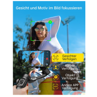 Aochuan Smart XE 3-Achsen Gimbal Stabilisator für Smartphones faltbar