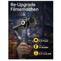 Aochuan Smart XE 3-Achsen Gimbal Stabilisator für Smartphones faltbar