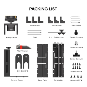 ComMarker R5 Multi Functional Rotary 5in1 Laser Gravur Zubehör