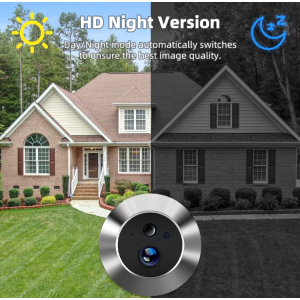 Tuya Smart 3MP Digital Peephole WiFi Türkamera 140° Weitwinkel PIR Alexa Google