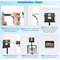 Tuya Smart 3MP Digital Peephole WiFi Türkamera 140° Weitwinkel PIR Alexa Google