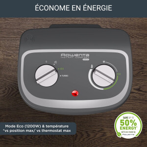 Rowenta SO2330 Instant Comfort Heizlüfter 2400W Silence Turm Schwarz