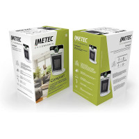 Imetec Eco Ceramic Power Eco Compact Keramik Heizlüfter 2000W Energiesparend