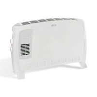 Argo 191061053 JAZZ Konvektorheizung 2000W Freistehend Thermostat Energieeffizient