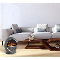Argo Pepita Elektrischer Keramik Kamin Heizlüfter 750‑1500W Öko Comfort Zweite Wahl