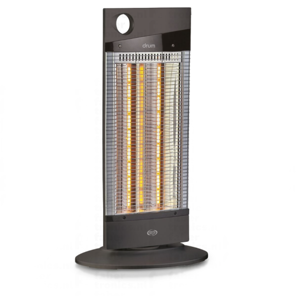 Argo Drum Halogeen Heizkamin Halogen Heizung 500-1000W ECO Comfort Kippschutz