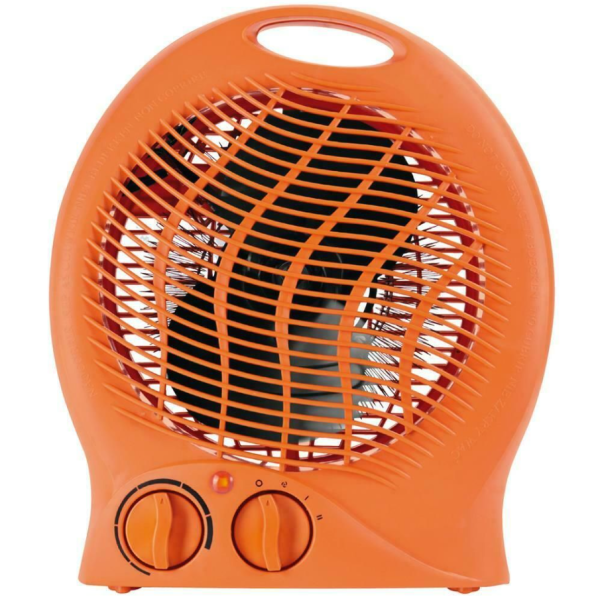 Niklas Termoventilatore Vertikale Funky Heizlüfter 2000W Orange Raumheizung