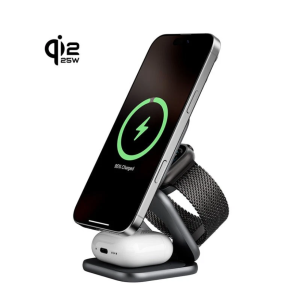 KUXIU X40 Turbo 3-in-1 Wireless Charger Faltbar Qi2 45W iPhone Apple Watch