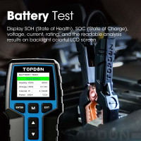TOPDON BT200 Autobatterietester 12V 24V Batterie Diagnose LCD CCA Analyse