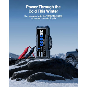 TOPDON JS3000 Jump Starter 3000A Auto Booster Powerbank 24000mAh 12V