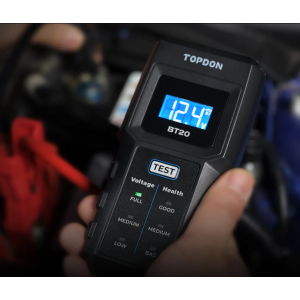 TOPDON BT20 Autobatterietester 12V Bluetooth Batterieanalyse LCD Anzeige
