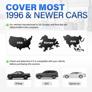 TOPDON ArtiLink300 OBD2 Diagnosegerät OBDII Code Reader 1,77 Zoll Farbdisplay