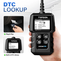 TOPDON ArtiLink300 OBD2 Diagnosegerät OBDII Code Reader 1,77 Zoll Farbdisplay