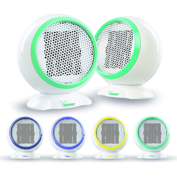 Bimar S501.EU Heizlüfter 500W Badezimmer Elektroheizung Kompakt Thermostat