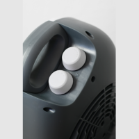 Termozeta TZR50BG Termoventilatore 1000‑2000W Heizlüfter Weiß Thermostat