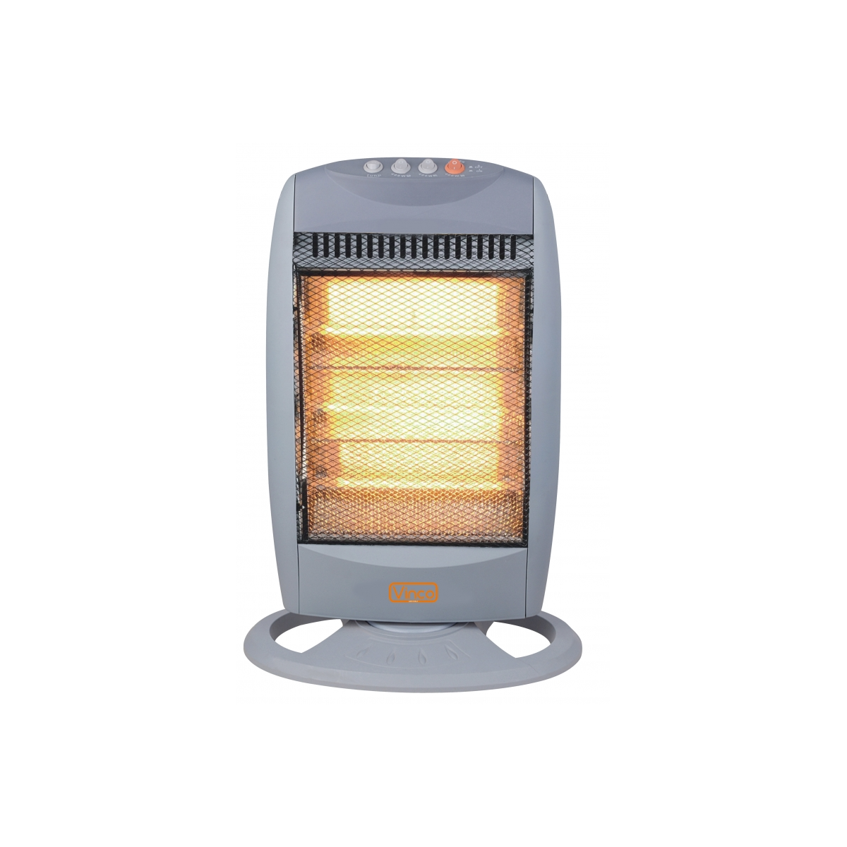 Vinco 70104 Elektrischer Halogen Raumheizer 1200 W – 3